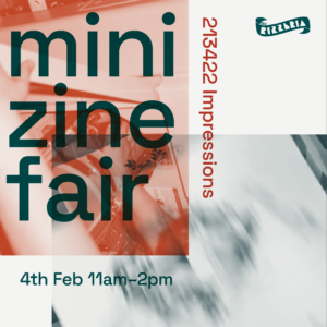 Mini zine fair promotional image